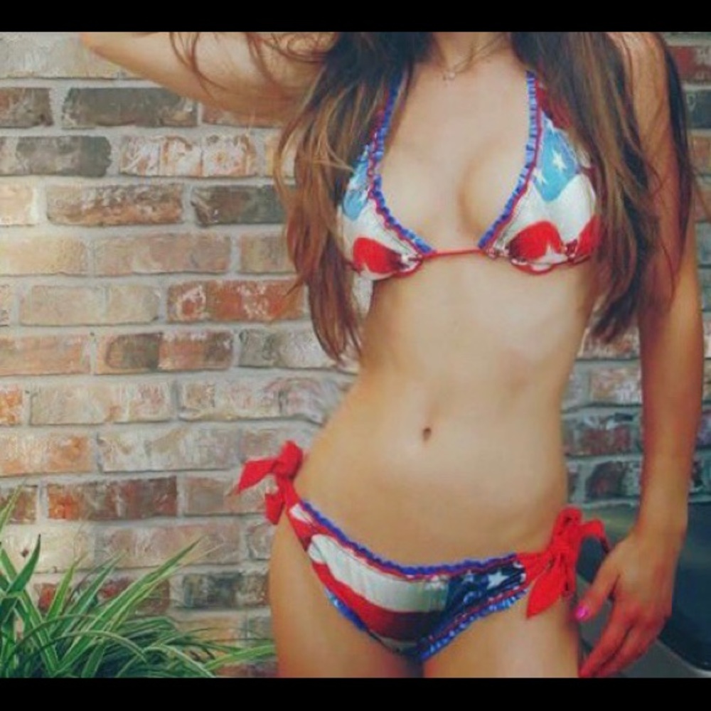 New! American Flag Bikini